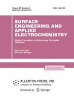 Surface Engineering and Applied Electrochemistry 5/2011