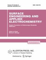 Surface Engineering and Applied Electrochemistry 6/2011