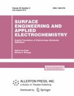 Surface Engineering and Applied Electrochemistry 4/2013