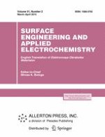 Surface Engineering and Applied Electrochemistry 2/2015