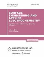 Surface Engineering and Applied Electrochemistry 1/2016