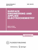 Surface Engineering and Applied Electrochemistry 3/2016