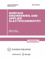 Surface Engineering and Applied Electrochemistry 2/2017