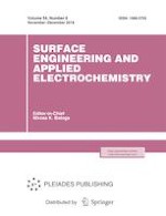 Surface Engineering and Applied Electrochemistry 6/2018