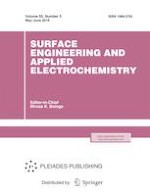 Surface Engineering and Applied Electrochemistry 3/2019