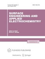 Surface Engineering and Applied Electrochemistry 4/2020