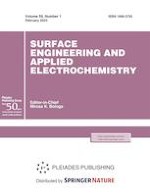 Surface Engineering and Applied Electrochemistry 1/2023
