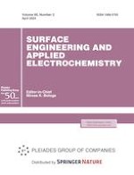 Surface Engineering and Applied Electrochemistry 2/2024