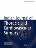 Indian Journal of Thoracic and Cardiovascular Surgery 1/2013