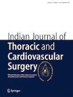 Indian Journal of Thoracic and Cardiovascular Surgery 3/2019