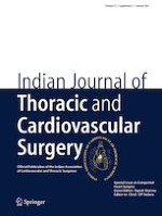 Indian Journal of Thoracic and Cardiovascular Surgery 1/2021