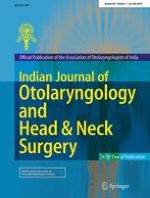 Indian Journal of Otolaryngology and Head & Neck Surgery 1/2016