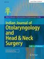 Indian Journal of Otolaryngology and Head & Neck Surgery 3/2016