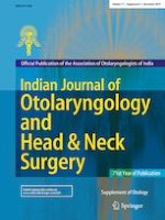 Indian Journal of Otolaryngology and Head & Neck Surgery 2/2019