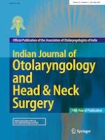 Indian Journal of Otolaryngology and Head & Neck Surgery 3/2022