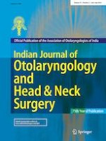 Indian Journal of Otolaryngology and Head & Neck Surgery 3/2023