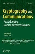Cryptography and Communications 1/2019