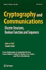 Cryptography and Communications 4/2021