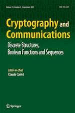 Cryptography and Communications 5/2021