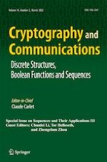 Cryptography and Communications 2/2022