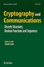 Cryptography and Communications 4/2022