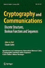 Cryptography and Communications 1/2024