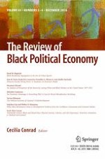 The Review of Black Political Economy 3-4/2016