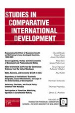 Studies in Comparative International Development 1-2/2007