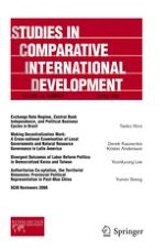 Studies in Comparative International Development 1/2009
