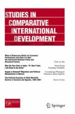 Studies in Comparative International Development 4/2012