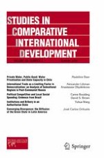 Studies in Comparative International Development 2/2014