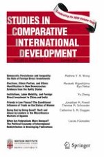 Studies in Comparative International Development 2/2016