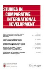 Studies in Comparative International Development 3/2019