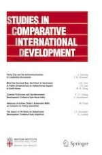 Studies in Comparative International Development 4/2019