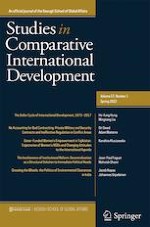 Studies in Comparative International Development 1/2022