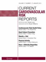 Current Cardiovascular Risk Reports 1/2015