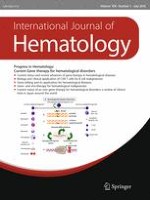 International Journal of Hematology 1/2016