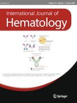 International Journal of Hematology 1/2020