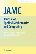 Journal of Applied Mathematics and Computing 1-2/2004