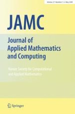 Journal of Applied Mathematics and Computing 1-2/2008