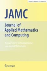 Journal of Applied Mathematics and Computing 1-2/2009