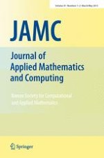 Journal of Applied Mathematics and Computing 1-2/2013