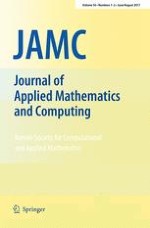 Journal of Applied Mathematics and Computing 1-2/2017