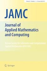Journal of Applied Mathematics and Computing 1-2/2021