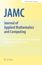 Journal of Applied Mathematics and Computing 5/2022