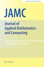 Journal of Applied Mathematics and Computing 6/2022