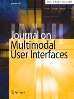 Journal on Multimodal User Interfaces 3/2018