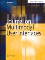 Journal on Multimodal User Interfaces 1/2023