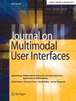 Journal on Multimodal User Interfaces 3/2013
