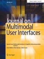 Journal on Multimodal User Interfaces 2/2014